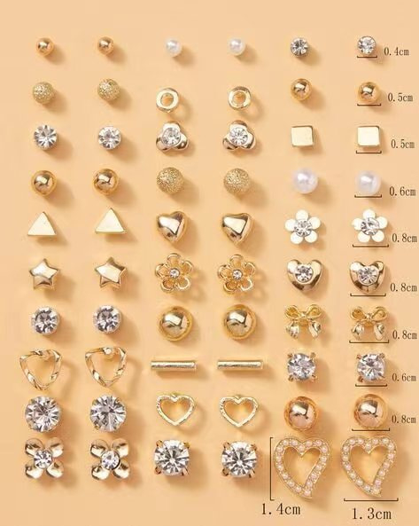 Euroopa ja Ameerika Ühendriikide piiriülesed kuumad kõrvarõngad sobivad geomeetrilise kujuga 30 paari kõrvarõngaid naiste Euroopa ja Ameerika Ühendriikide kõrvarõngad kõrvarõngaste tootjad hulgimüük