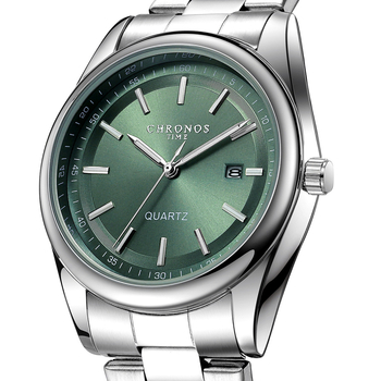 CHRONOS uus meeste moodne spordikell terasest rihmaga kalendriga veekindel helendav kell äriklassi meeste käekell