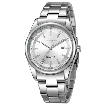 CHRONOS uus meeste moodne spordikell terasest rihmaga kalendriga veekindel helendav kell äriklassi meeste käekell