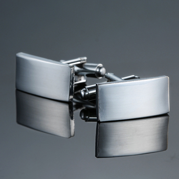 Nježni nakit za mušku francusku košulju, manžete, manžete, naušnice za manžete, brušeno srebro, crni cirkon, kristalna emajlirana srebrna