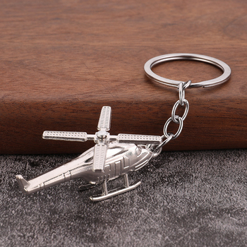 Διασυνοριακό ρετρό δημιουργικό τρισδιάστατο μενταγιόν μπρελόκ ελικόπτερο αυτοκινήτου, ανδρικό μενταγιόν σακίδιο πλάτης, μικρό δώρο