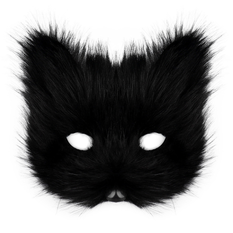 Нов стил реалистична маска от лисица, ръкавици, кадифена опашка от лисица, ръчна кукла, косплей реквизит, комплект костюми за Хелоуин на едро