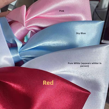 Jednobojna prevelika mašna JK uniformna košulja Temperament fakultetski stil Leptir-mašna Osnovna boja Univerzalni ovratnik Slobodni cvjetni modni stil