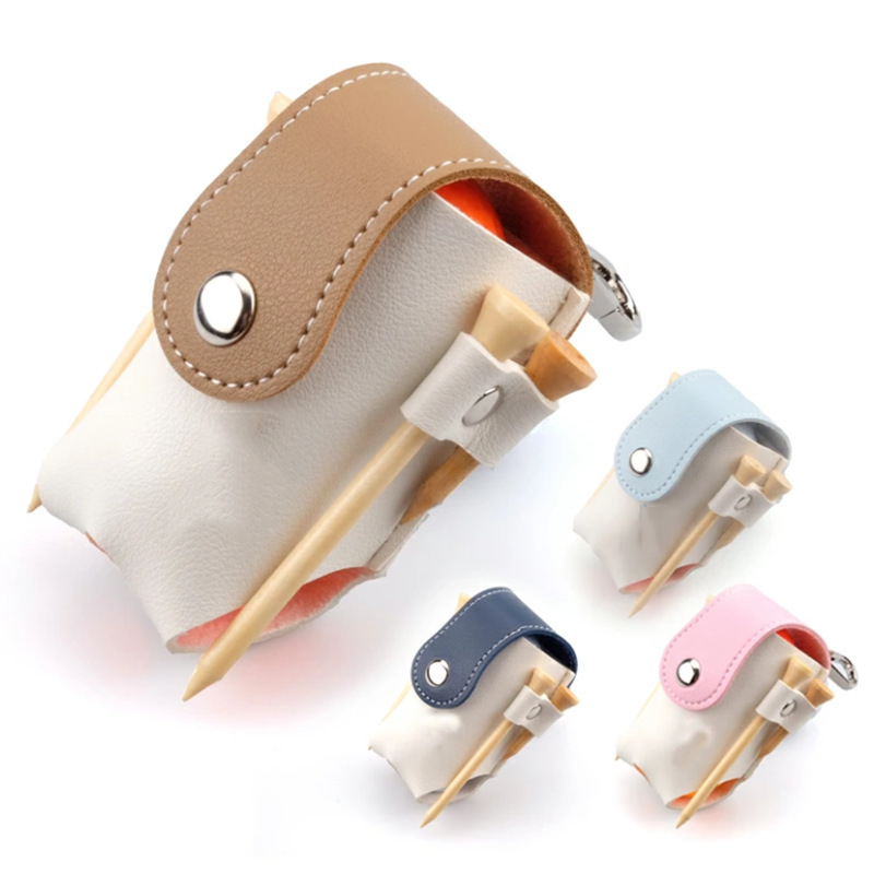 Japoniški ir korėjietiški spalvoti golfo krepšiai, golfo kamuoliukų kosmetikos krepšiai, 2 kamuoliukų smaigai, raktų pakabukai, sportiniai juosmens krepšiai