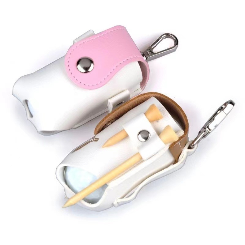 Japoniški ir korėjietiški spalvoti golfo krepšiai, golfo kamuoliukų kosmetikos krepšiai, 2 kamuoliukų smaigai, raktų pakabukai, sportiniai juosmens krepšiai