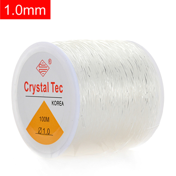 Διαφανής ελαστική γραμμή Fishsilk 100 μ. Γραμμή Crystal Line Χειροποίητο βραχιόλι κολιέ με χάντρες ελαστικό σχοινί αξεσουάρ κοσμημάτων