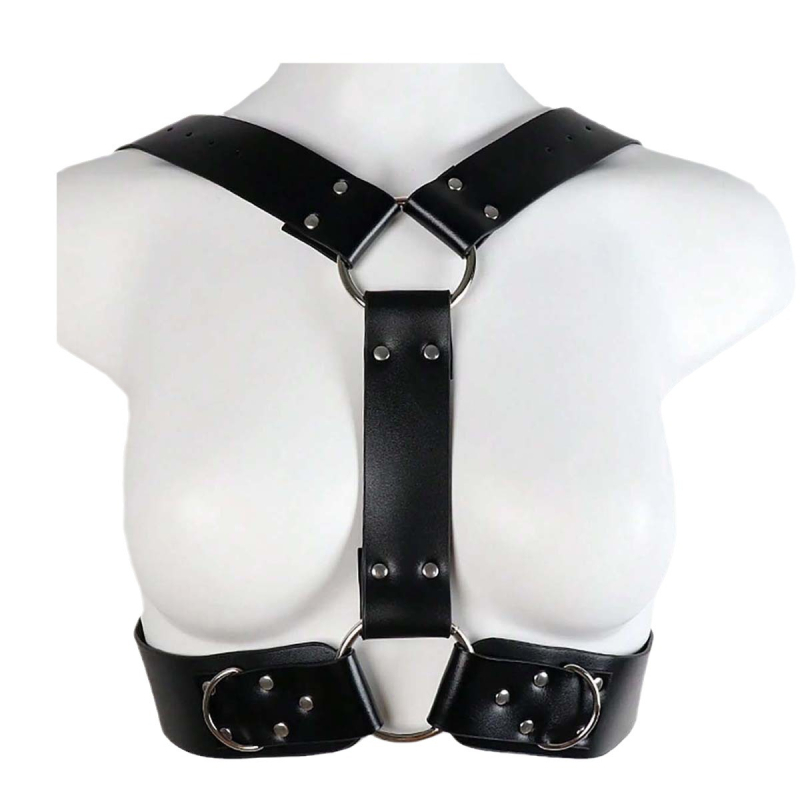 Európai és amerikai divatos szórakoztató nyakkendős ruhák szegecselt derékpánt divatos, minden mérkőzésű PU bőr SM csomag ruhák deréklánc öv