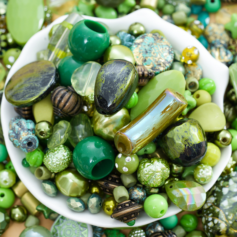 100g boheemlaslik helmestega materjal, piiriülene, kuummüük, isetehtud käsitööna valminud kaelakee, juuksetempel, rõivamaastik, kvaliteetne