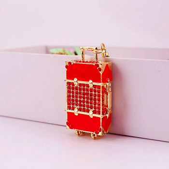 Μπρελόκ για γυναικεία τσάντα με σταυρωτό καθρέφτη, διακοσμημένο με διαμάντια, μενταγιόν, μπρελόκ για κοπέλα, κρεμαστή τσάντα 1282