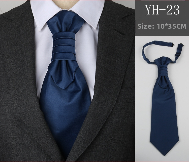 Vyriškas kaklaraištis Vestuvinis jaunikio vakarienės susitikimo kostiumas džentelmeniškas suknelė britiško stiliaus vyno raudonumo dirbtinio šilko Honkongo mazgas