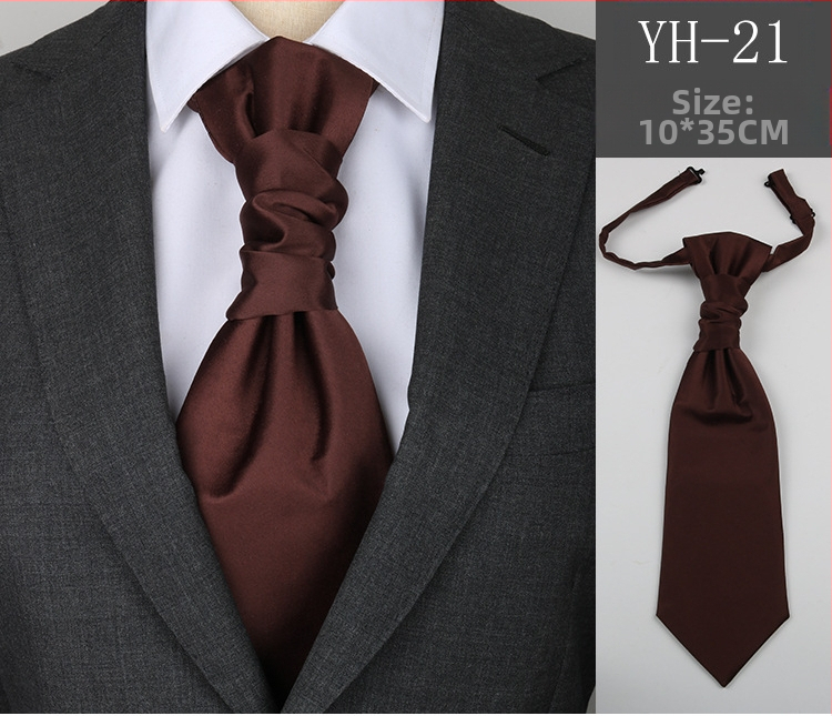 Vyriškas kaklaraištis Vestuvinis jaunikio vakarienės susitikimo kostiumas džentelmeniškas suknelė britiško stiliaus vyno raudonumo dirbtinio šilko Honkongo mazgas
