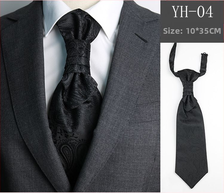 Мъжка вратовръзка, сватба, младоженец, вечеря, костюм, джентълменска рокля, британски стил, винено червено, имитация на коприна, хонконгски възел