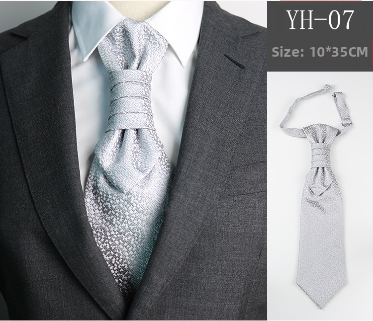 Vyriškas kaklaraištis Vestuvinis jaunikio vakarienės susitikimo kostiumas džentelmeniškas suknelė britiško stiliaus vyno raudonumo dirbtinio šilko Honkongo mazgas