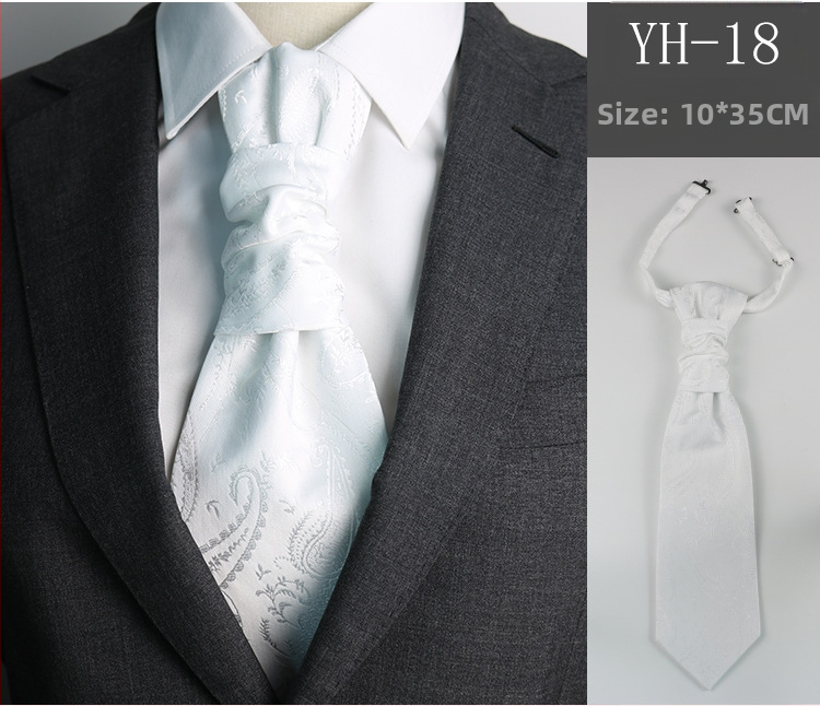 Vyriškas kaklaraištis Vestuvinis jaunikio vakarienės susitikimo kostiumas džentelmeniškas suknelė britiško stiliaus vyno raudonumo dirbtinio šilko Honkongo mazgas