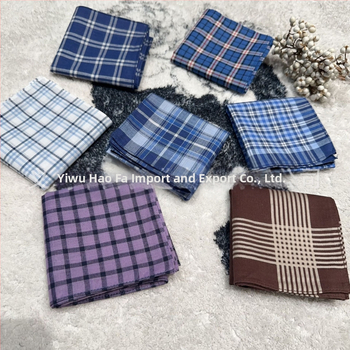 Įvairių spalvų kostiumas klasikinis vyriškas languotas dryžuotas medvilninis nosinaitės formos prakaitinis rankšluostis kostiumas su kišeniniu rankšluosčiu urmu