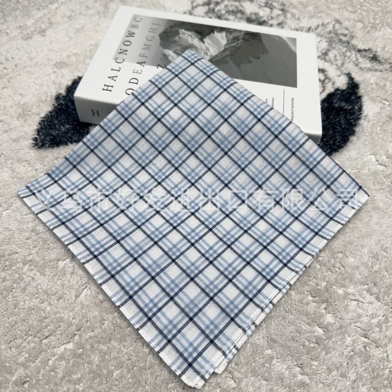 Įvairių spalvų kostiumas klasikinis vyriškas languotas dryžuotas medvilninis nosinaitės formos prakaitinis rankšluostis kostiumas su kišeniniu rankšluosčiu urmu