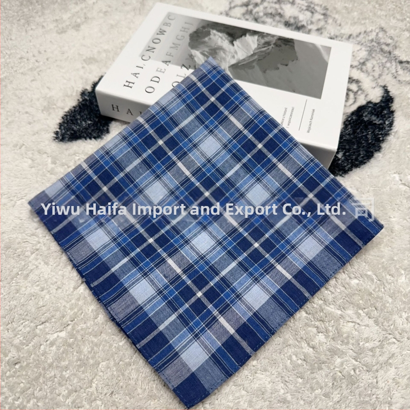 Įvairių spalvų kostiumas klasikinis vyriškas languotas dryžuotas medvilninis nosinaitės formos prakaitinis rankšluostis kostiumas su kišeniniu rankšluosčiu urmu