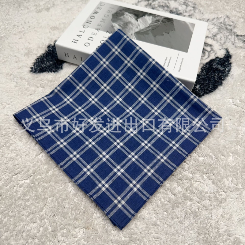 Įvairių spalvų kostiumas klasikinis vyriškas languotas dryžuotas medvilninis nosinaitės formos prakaitinis rankšluostis kostiumas su kišeniniu rankšluosčiu urmu