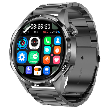 Нов смарт часовник Watch5pro с Bluetooth обаждане, пулс, кръвно налягане, 1,53 инча, мъжки фото часовник