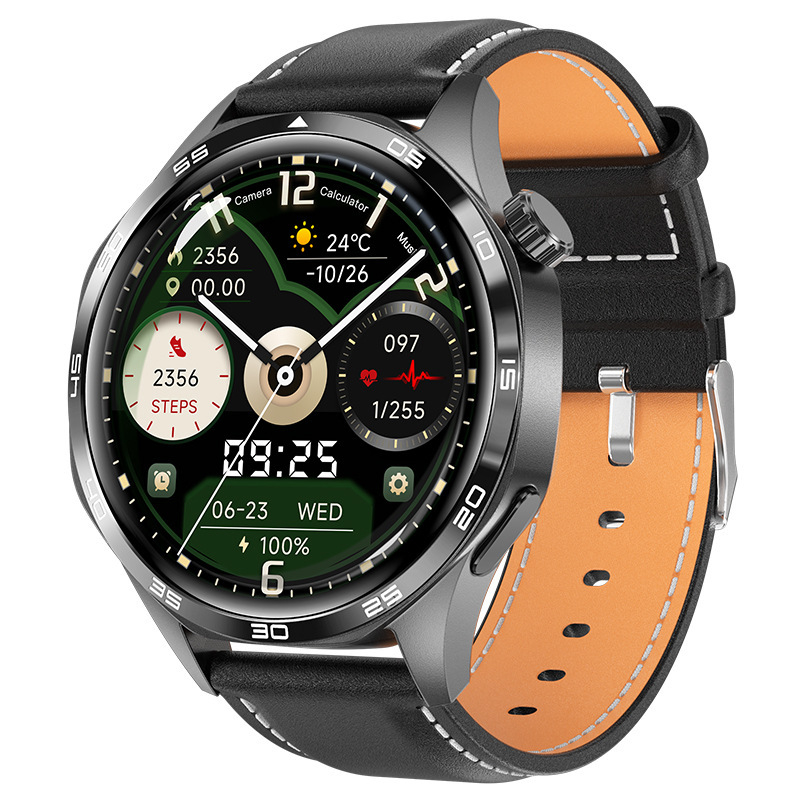 Нов смарт часовник Watch5pro с Bluetooth обаждане, пулс, кръвно налягане, 1,53 инча, мъжки фото часовник