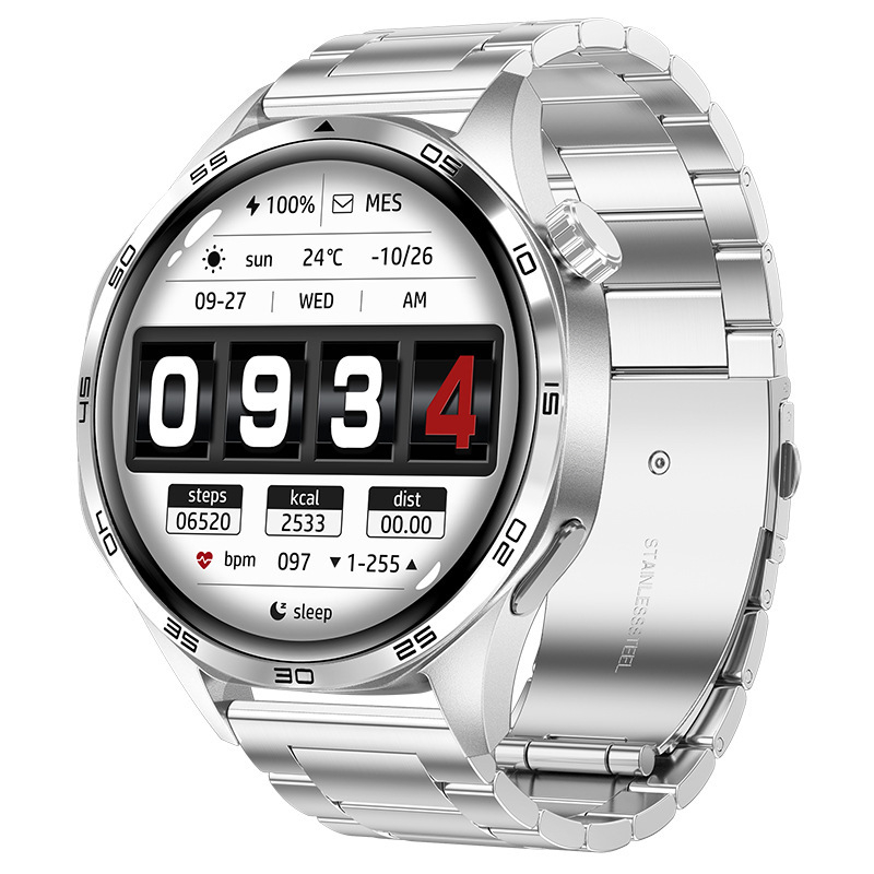 Нов смарт часовник Watch5pro с Bluetooth обаждане, пулс, кръвно налягане, 1,53 инча, мъжки фото часовник