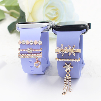 Sobib Apple Watchi rihma dekoratiivrõngale Apple Watchi universaalsele silikoonist kellarihma dekoratiivrõngale dekoratiivnaelale