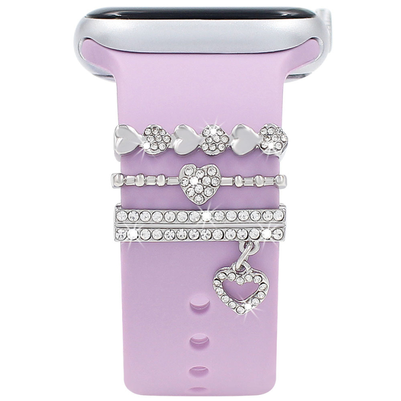 Sobib Apple Watchi rihma dekoratiivrõngale Apple Watchi universaalsele silikoonist kellarihma dekoratiivrõngale dekoratiivnaelale