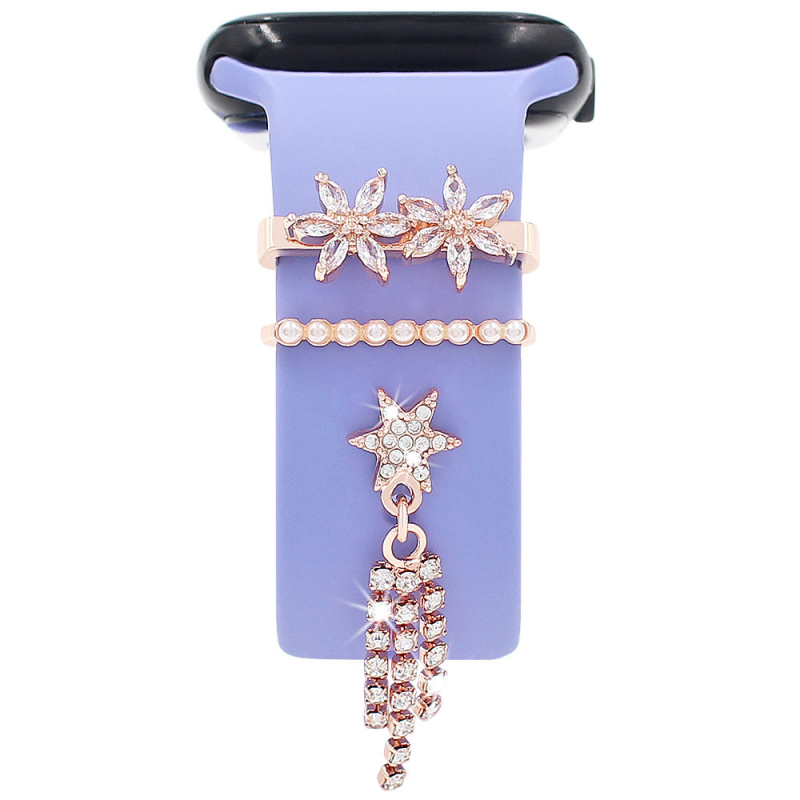 Sobib Apple Watchi rihma dekoratiivrõngale Apple Watchi universaalsele silikoonist kellarihma dekoratiivrõngale dekoratiivnaelale