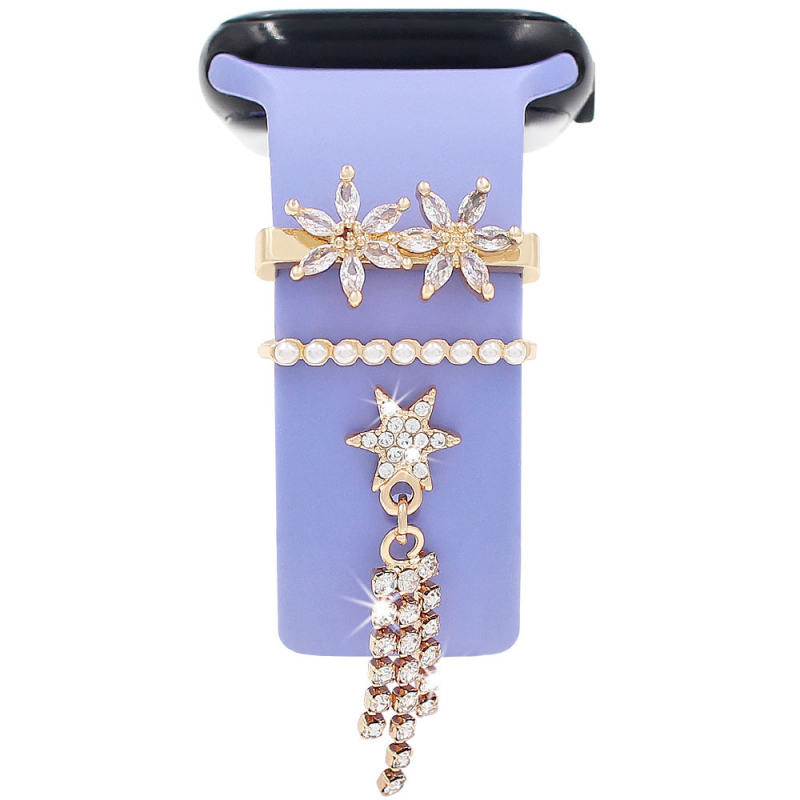 Sobib Apple Watchi rihma dekoratiivrõngale Apple Watchi universaalsele silikoonist kellarihma dekoratiivrõngale dekoratiivnaelale