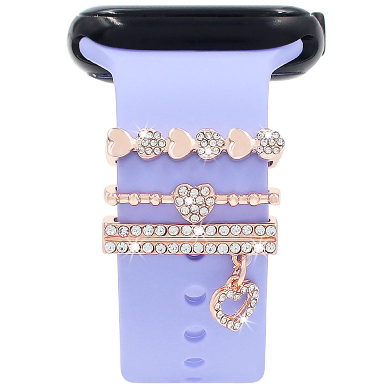 Sobib Apple Watchi rihma dekoratiivrõngale Apple Watchi universaalsele silikoonist kellarihma dekoratiivrõngale dekoratiivnaelale