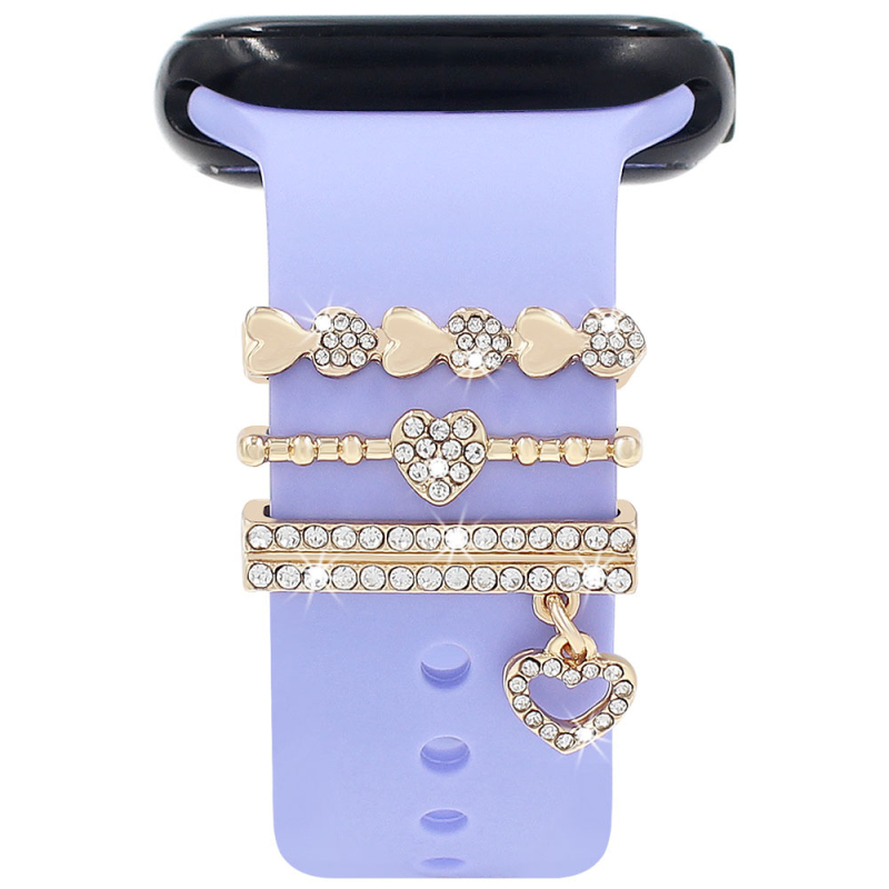 Sobib Apple Watchi rihma dekoratiivrõngale Apple Watchi universaalsele silikoonist kellarihma dekoratiivrõngale dekoratiivnaelale