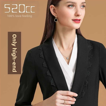 Rudens ir žiemos dekoratyviniai V formos iškirptės marškiniai su netikra apykakle, moteriški balti paprasti daugiafunkciniai marškinėliai su raukšlėms atsparia netikra apykakle