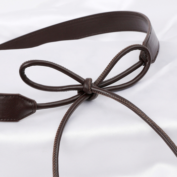 Új csomózott vékony öv, kabát, dekoratív, mindenhez illő, dekoratív ruha, pulóveröv, divatos egyszerű öv