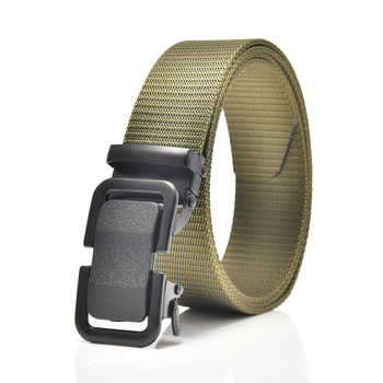 Férfi alkalmi és hétköznapi automata öv, divatos kültéri taktikai szőtt nejlon öv, személyre szabott fiataloknak szánt nadrágöv