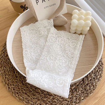 Plonos, elastingos, nėriniuotos, apsauginės nuo saulės pirštinės, moteriškos, su UV apsauga, didelio dydžio, laisvos rankovės, vairavimo rankovės