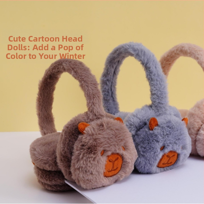 Koomiksikaru armas plush Kappi Bala talvine soe kõrvarõngas üliarmas uus talvine külmakindel antifriis