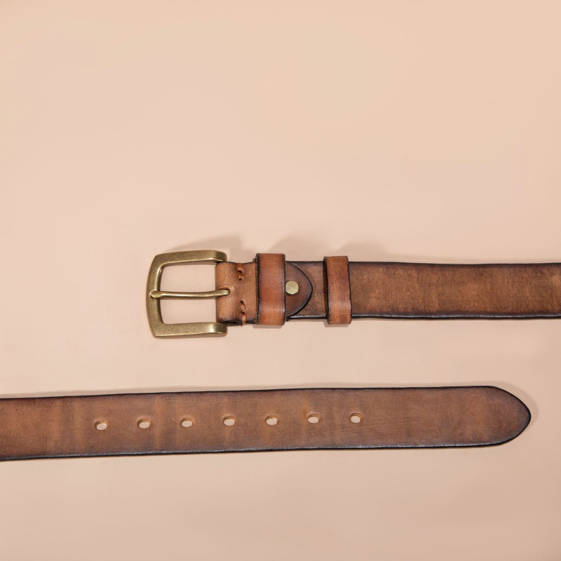 raktáron felső rétegű marhabőr öv férfi valódi bőr tűs csattal eredeti koreai divatos nadrágöv eredeti áruk hétköznapi középkori öv