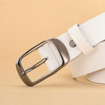 Eladó női öv, marhabőr, női bőr, koreai változat, övcsat díszítéssel, divatos Joker, közvetlen gyári értékesítés