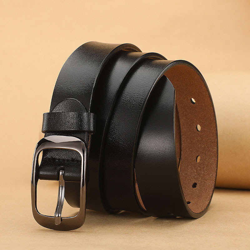 Eladó női öv, marhabőr, női bőr, koreai változat, övcsat díszítéssel, divatos Joker, közvetlen gyári értékesítés