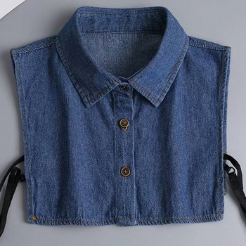 Puhast puuvillast klassikaline võltskrae terava kraega kandiline krae kampsunülikonna T-särgi kraega tehase hulgimüügi särk võltskraega