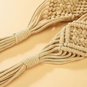 Etnikai stílusú szőtt öves női ruha, retró díszes ruha, Hanfu derék bojtos övlánc, kiegészítők nagykereskedelme