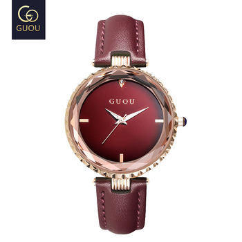 GUOU ehtne naistekell, veekindel, lihtne lobiseja, interneti kuulsuste stiil, uus stiil, naistekell