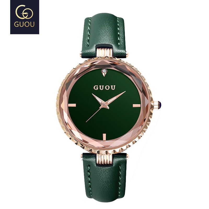 GUOU ehtne naistekell, veekindel, lihtne lobiseja, interneti kuulsuste stiil, uus stiil, naistekell