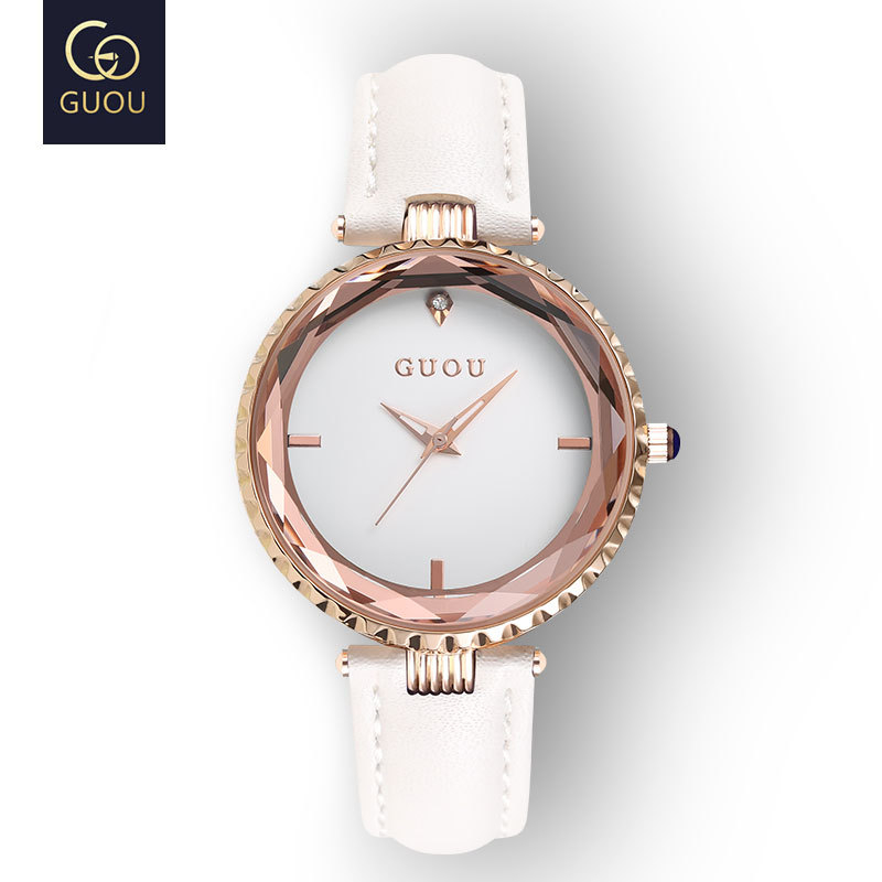 GUOU ehtne naistekell, veekindel, lihtne lobiseja, interneti kuulsuste stiil, uus stiil, naistekell