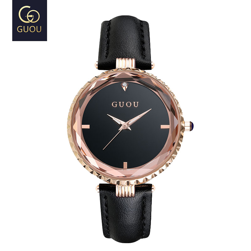 GUOU ehtne naistekell, veekindel, lihtne lobiseja, interneti kuulsuste stiil, uus stiil, naistekell