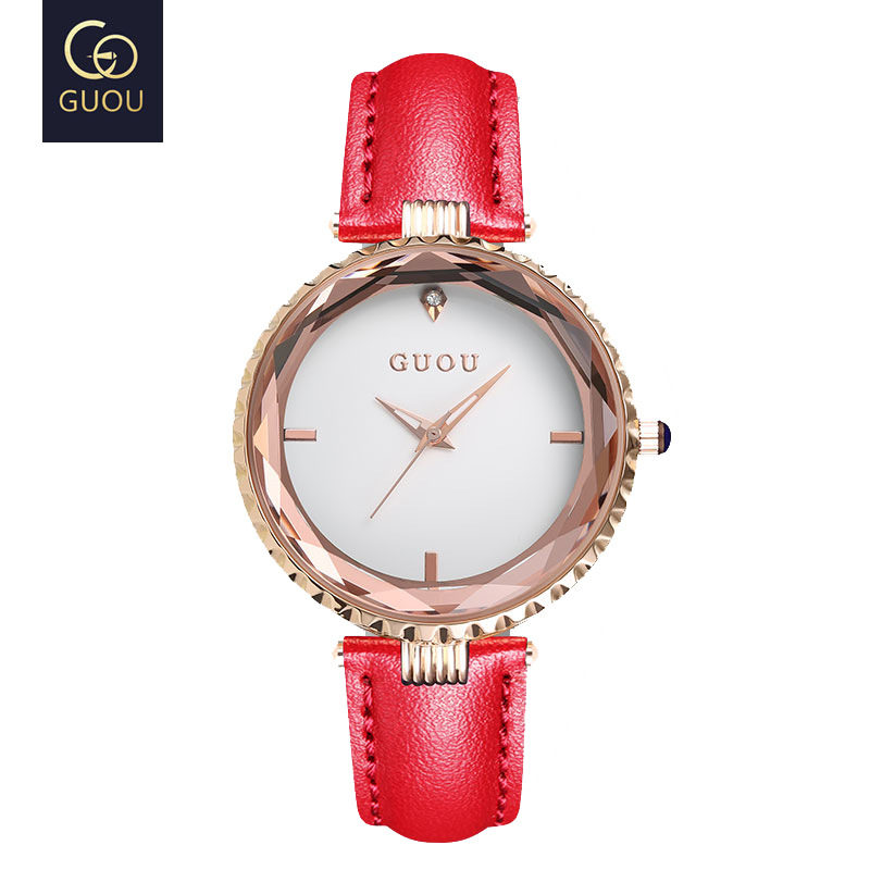 GUOU ehtne naistekell, veekindel, lihtne lobiseja, interneti kuulsuste stiil, uus stiil, naistekell