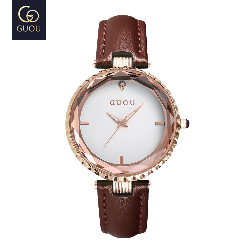 GUOU ehtne naistekell, veekindel, lihtne lobiseja, interneti kuulsuste stiil, uus stiil, naistekell