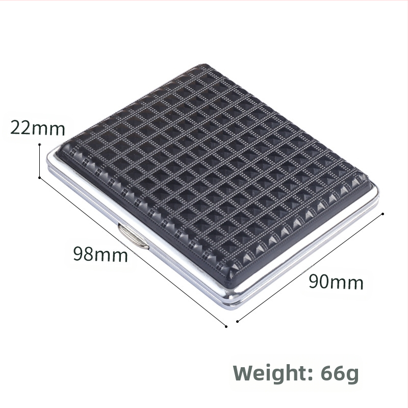 20 броя преносими пластмасови калъфи за цигари, обикновени груби калъфи за цигари, компресионни и влагоустойчиви, мъжки и женски персонализирани метални цигари