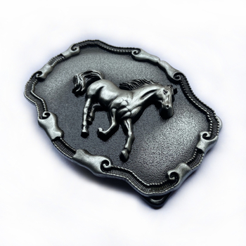 BULLZINE cinka sakausējuma jostas sprādze 03755-3 retro ikdienas vesterna džinsa jostas sprādze