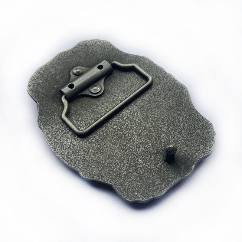 BULLZINE cinka sakausējuma jostas sprādze 03755-3 retro ikdienas vesterna džinsa jostas sprādze